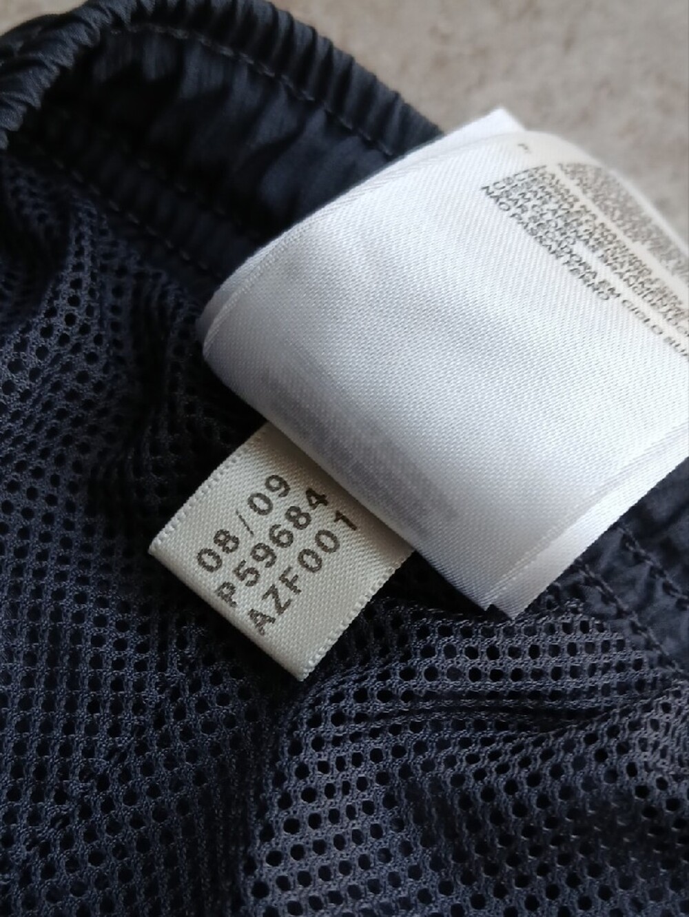adidas Dark Gray Track Pants with Orange Stripes - Picture 5 of 6